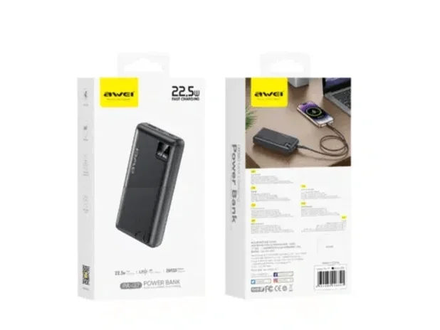 AWEI PA-37 Fast Charging Power Bank AWEI PA-37 Fast Charging Power Bank