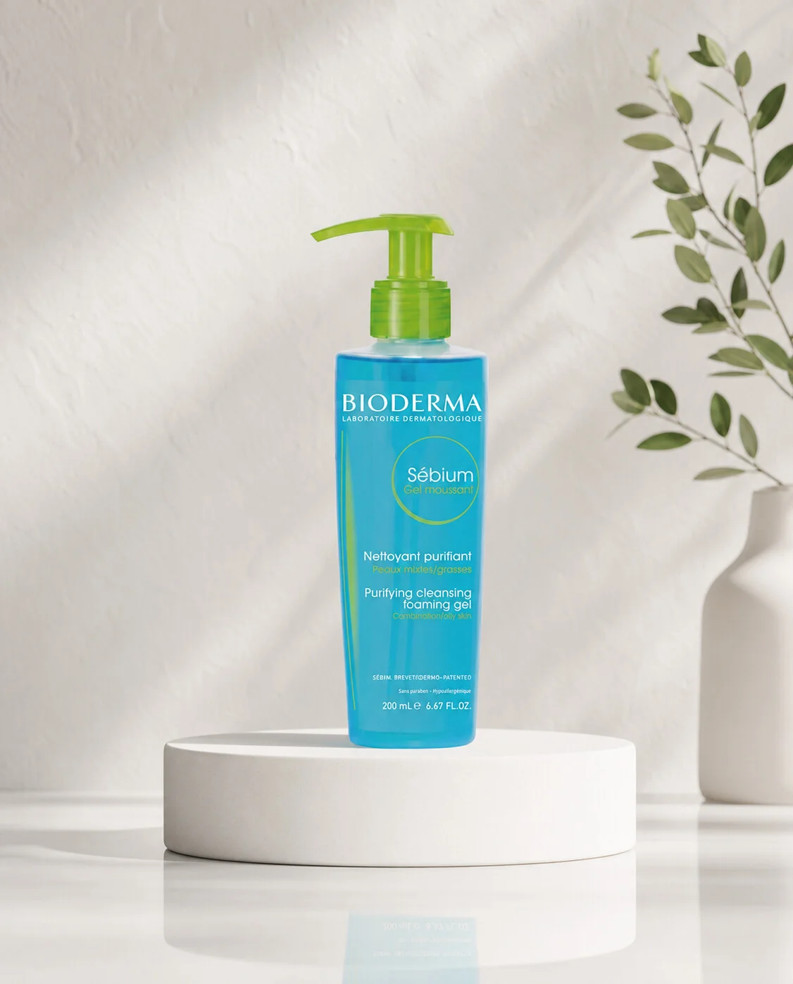 Bioderma Sebium Gel Moussant Purifying Foaming Gel (200ml)
