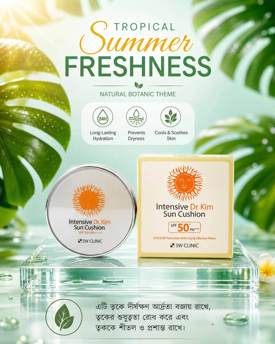 3W Clinic Intensive DR. Kim Sun Cushion SPF50 PA 15gm