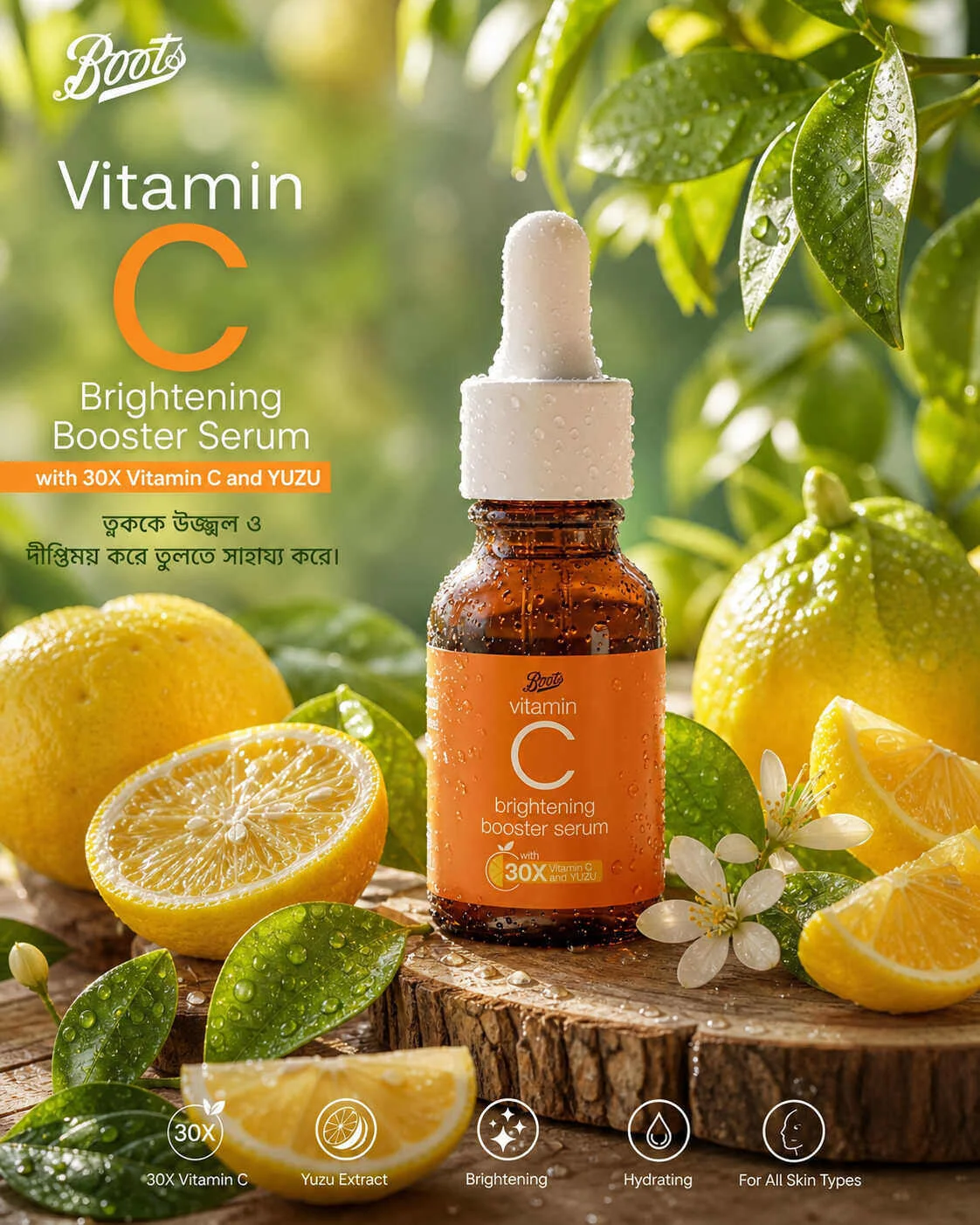 Boots Vitamin C Brightening Booster Serum 15 ml Boots Vitamin C Brightening Booster Serum 15 ml