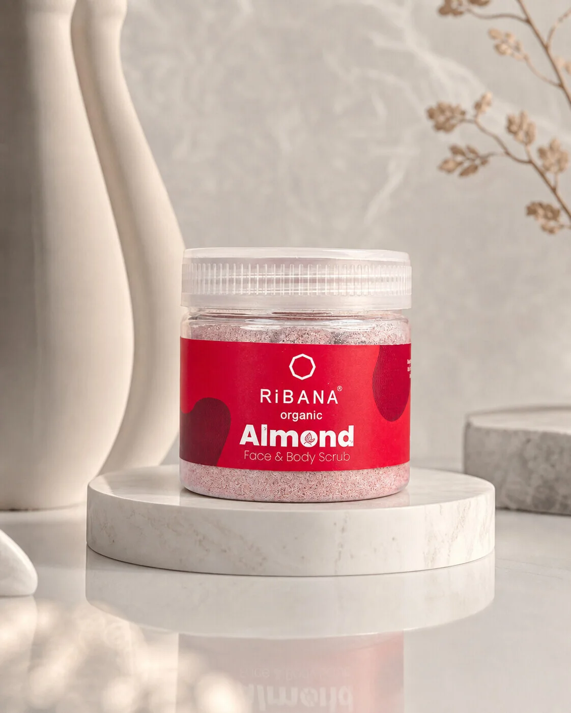 RiBANA Almond Face & Body Scrub