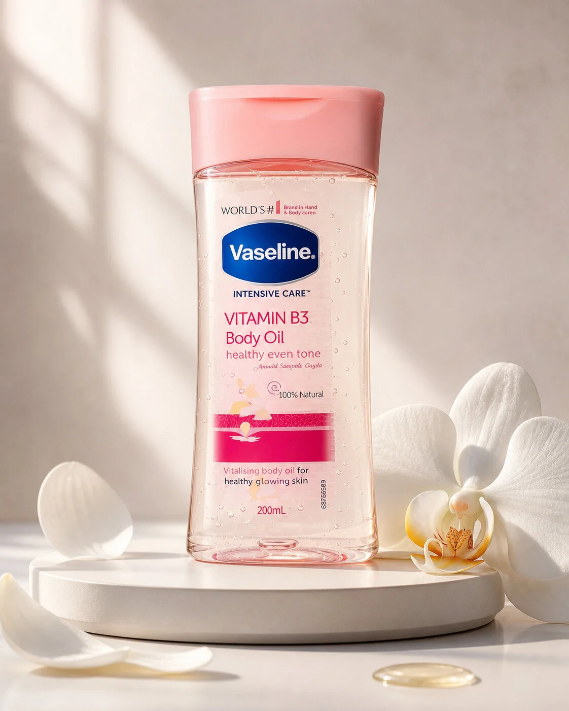 Vaseline Intensive Care Vitamin B3 Body Oil – 200ml 