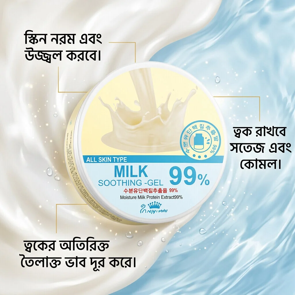 Milk Soothing Gel 99% Korean (Original)