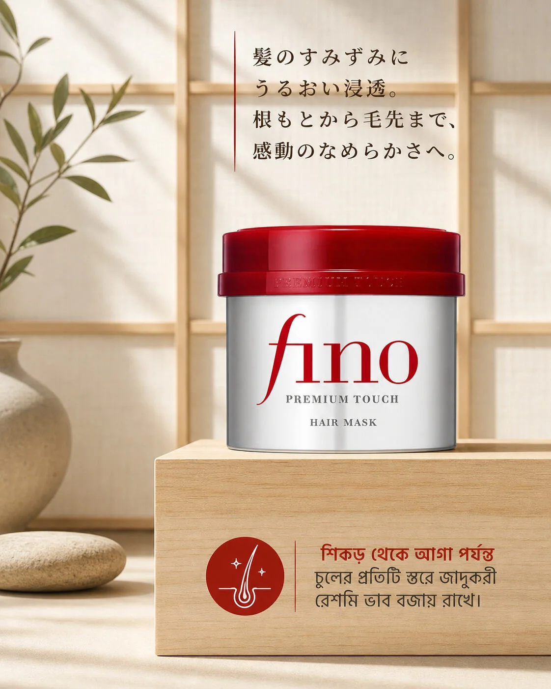 Shiseido Fino Premium Touch Penetrating Essence Hair Mask 230gm Shiseido Fino Premium Touch Penetrating Essence Hair Mask 230gm