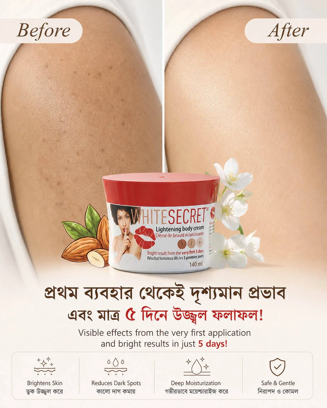 WHITE SECRET Lightening Body Cream 140ml
