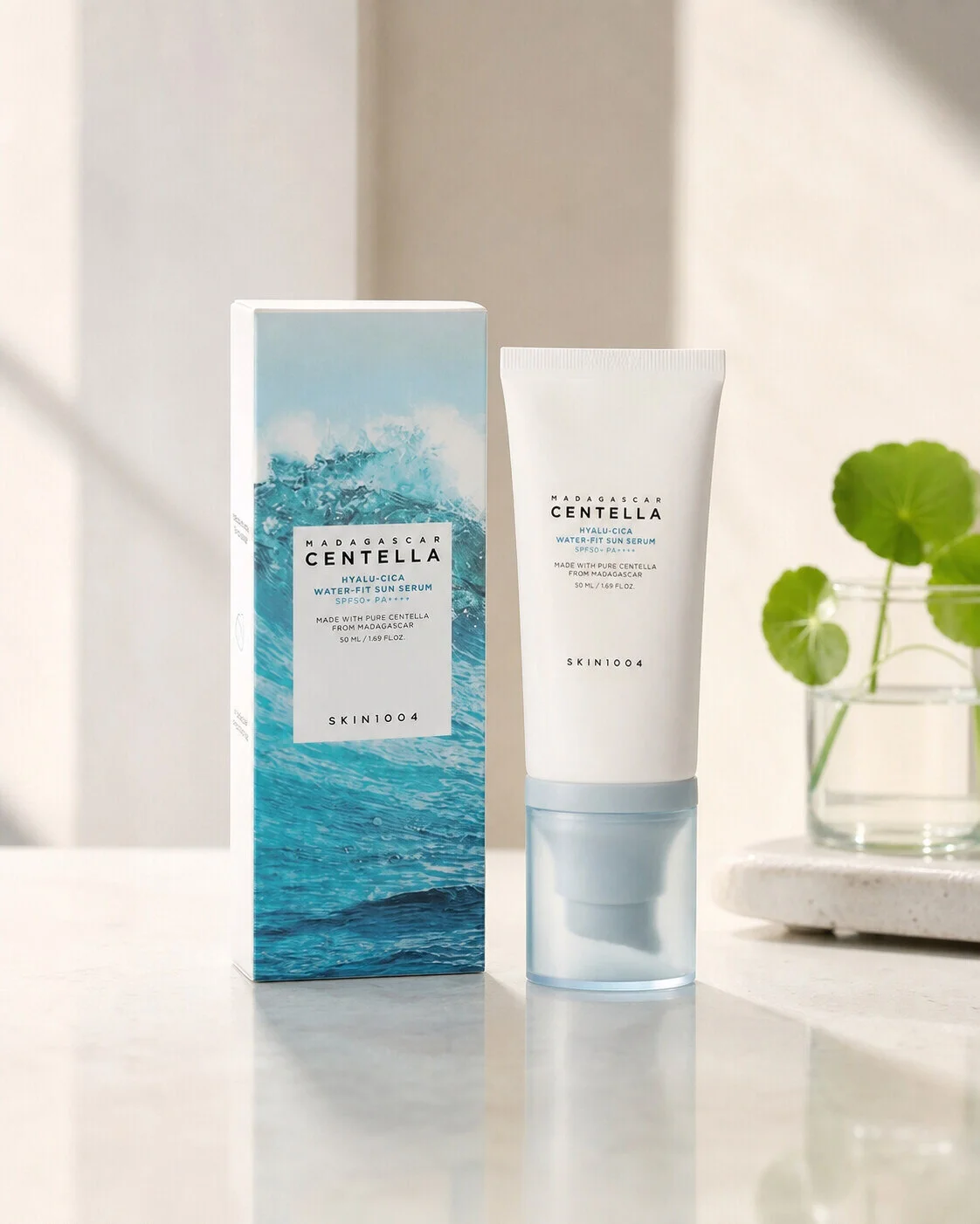 Skin1004 - Madagascar Centella Hyalu-Cica Water-Fit Sun Serum SPF50+ 50ml