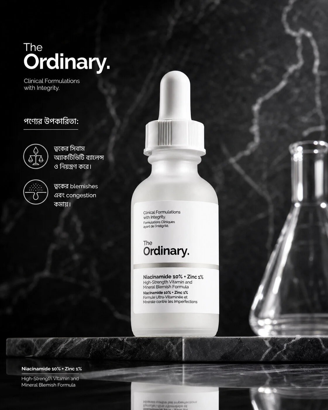 The Ordinary Niacinamide 10% + Zinc 1% (30ml)