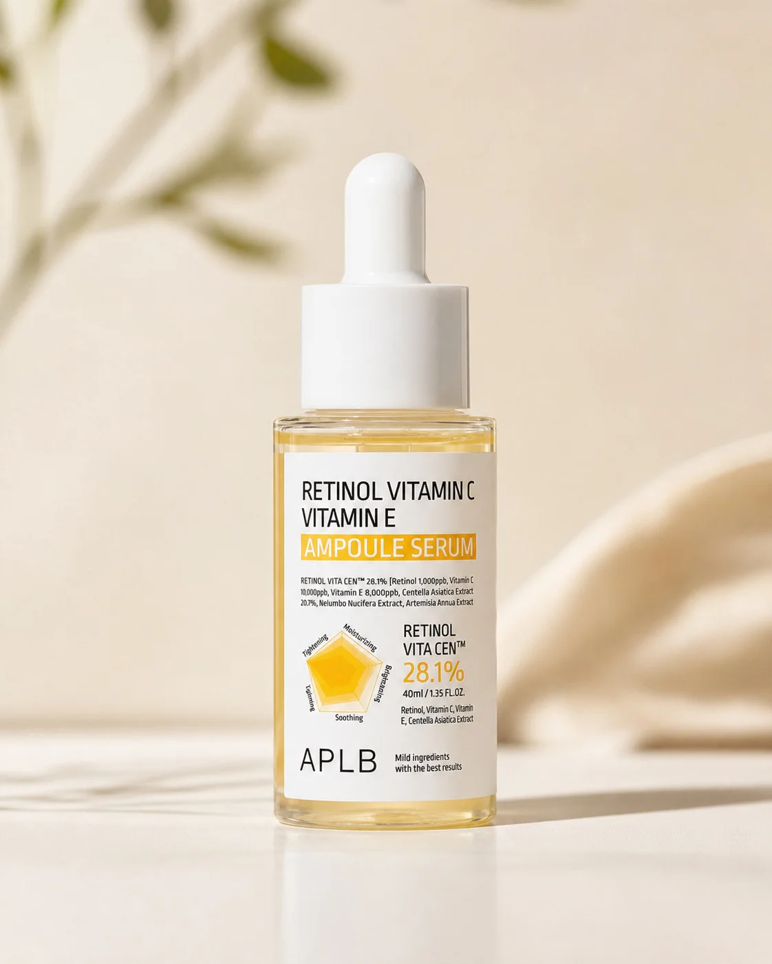 APLB Retinol Vitamin C Vitamin E Ampoule Serum 40ml