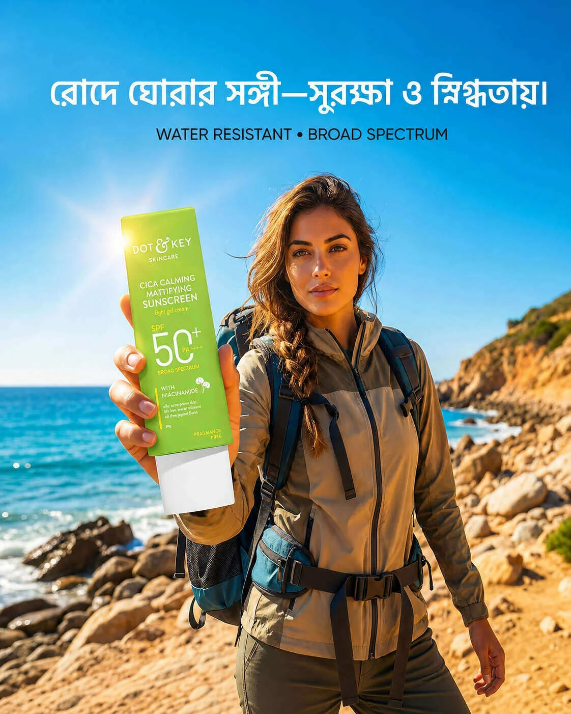 Dot & Key Cica Calming Mattifying Sunscreen SPF50+ PA++++ (80g) Dot & Key Cica Calming Mattifying Sunscreen SPF50+ PA++++ (80g)