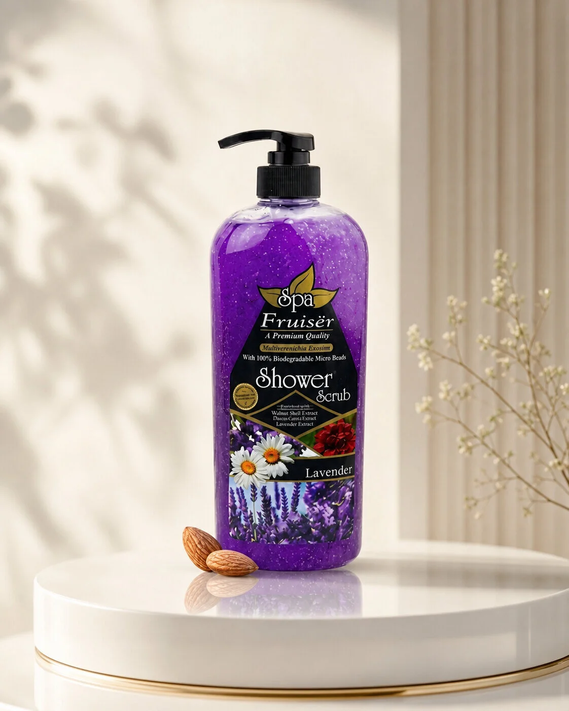 Fruiser Shower Scrub Lavender Size: 730ml