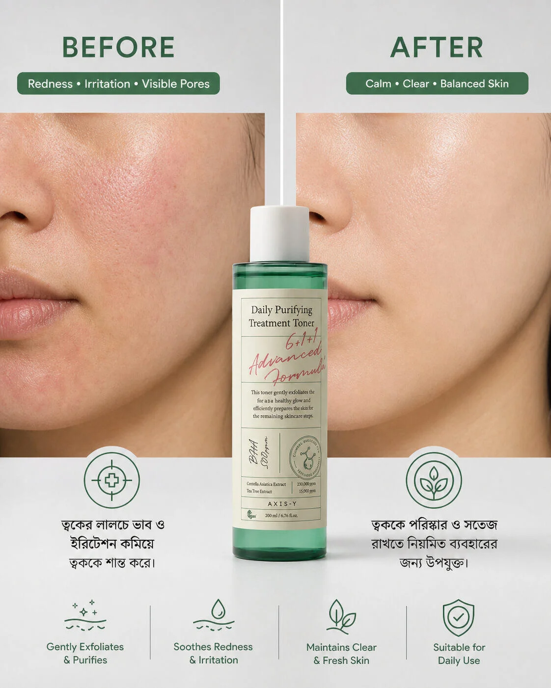 Axis-Y Daily Purifying Treatment Toner 200ml
