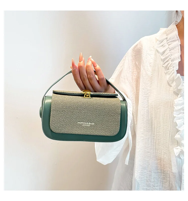 American Retro Box Bag – Vintage PU Leather Crossbody