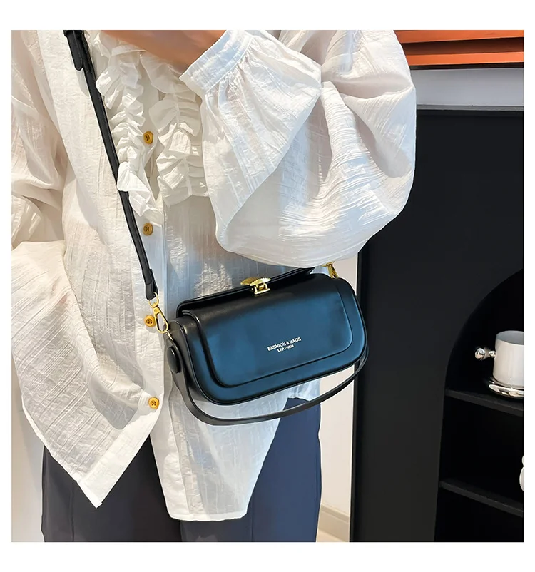 American Retro Box Bag for Women – Korean Crossbody