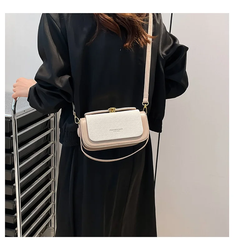 American Retro Box Bag – Vintage PU Leather Crossbody