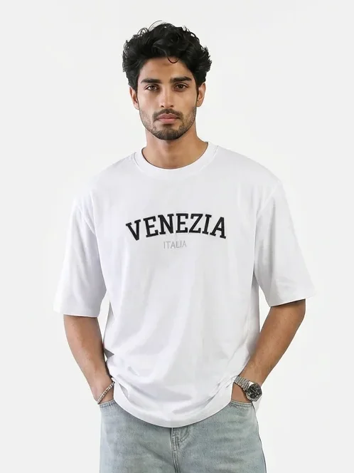 VENEZIA - Drop Shoulder (White) VENEZIA - Drop Shoulder (White)