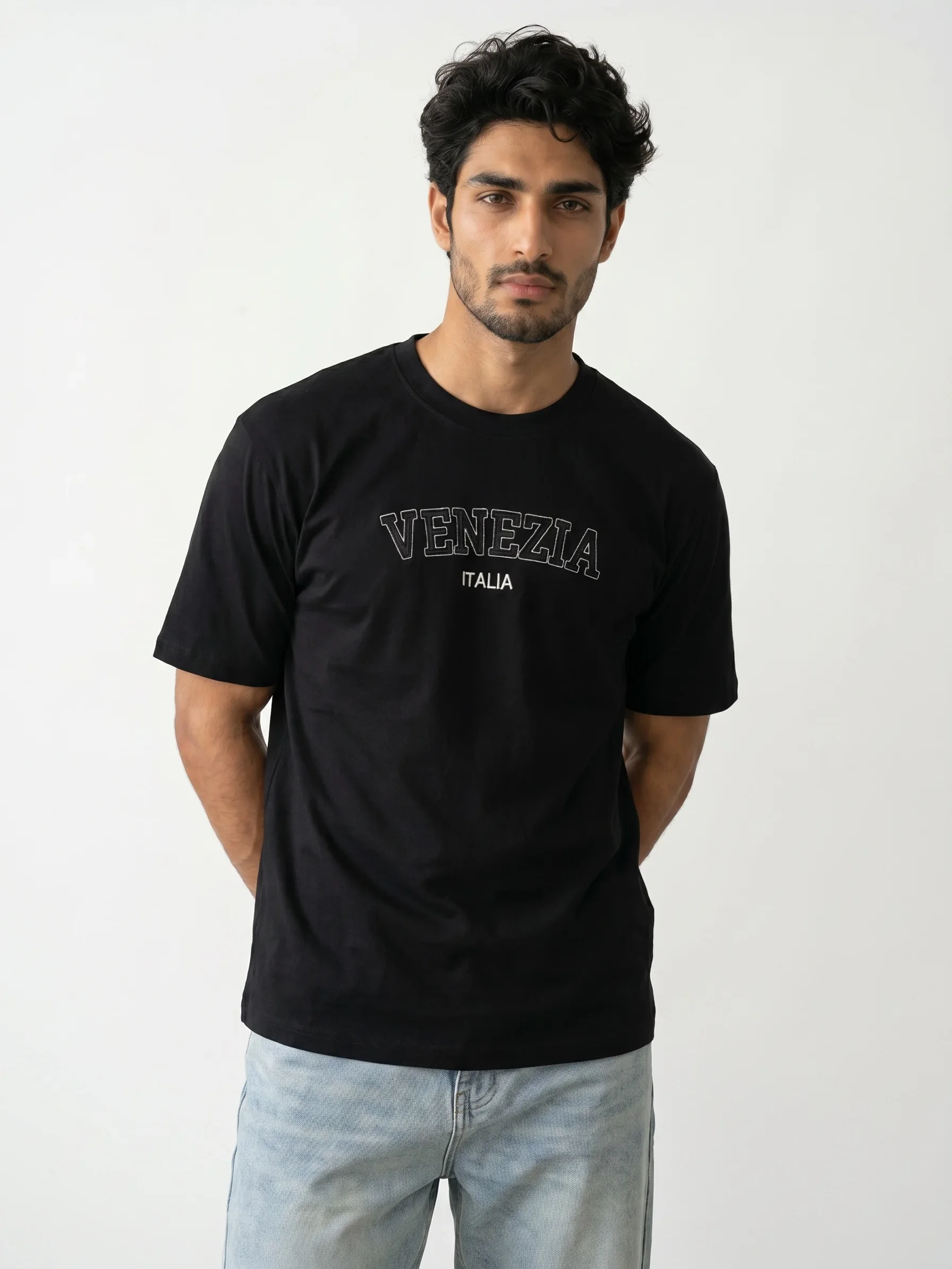 VENEZIA - Drop Shoulder (Black) VENEZIA - Drop Shoulder (Black)
