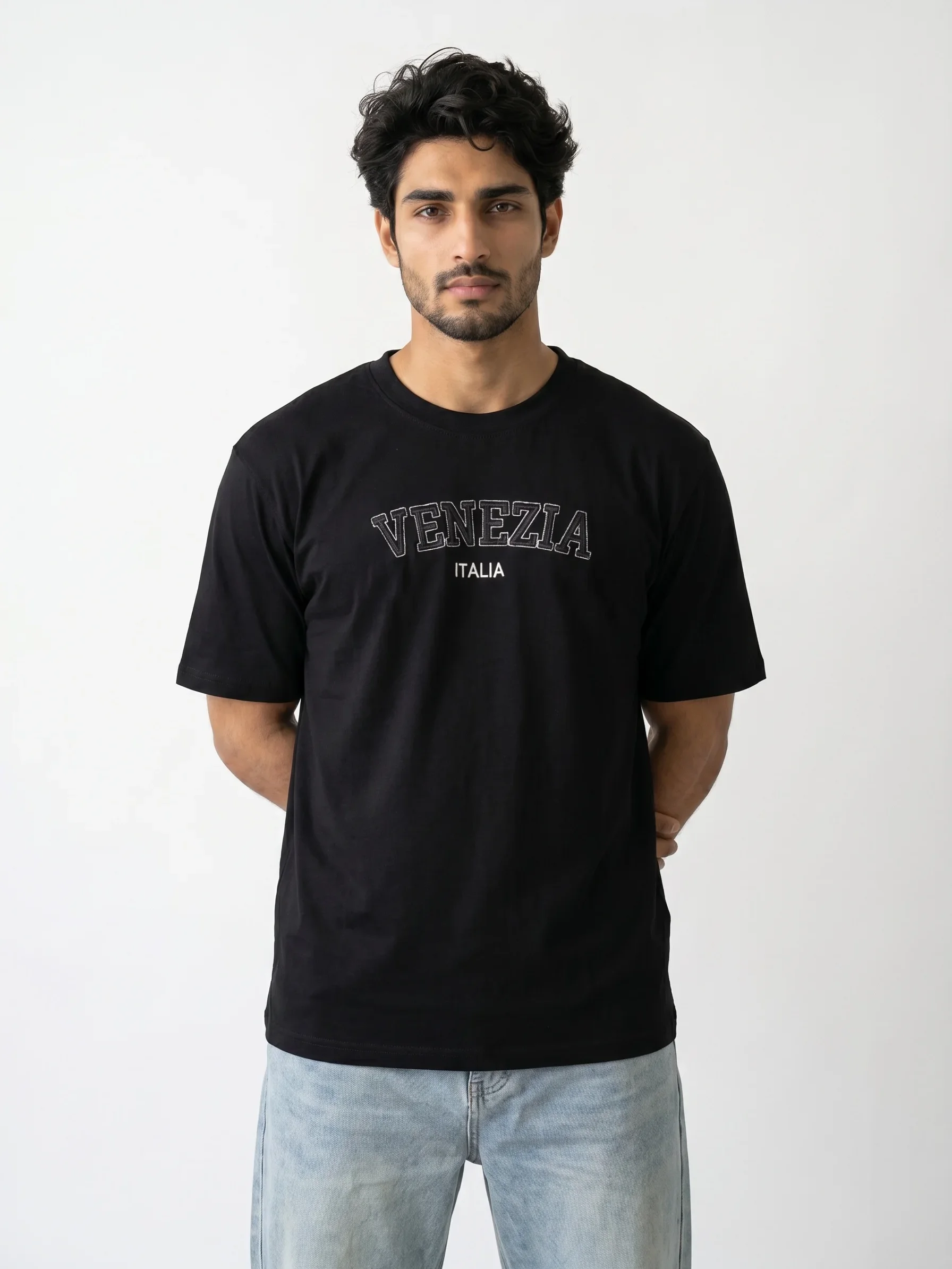 VENEZIA - Drop Shoulder (Black) VENEZIA - Drop Shoulder (Black)