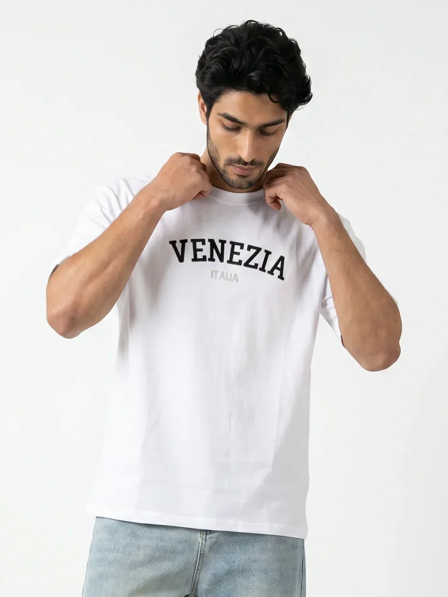 VENEZIA - Drop Shoulder (White) VENEZIA - Drop Shoulder (White)