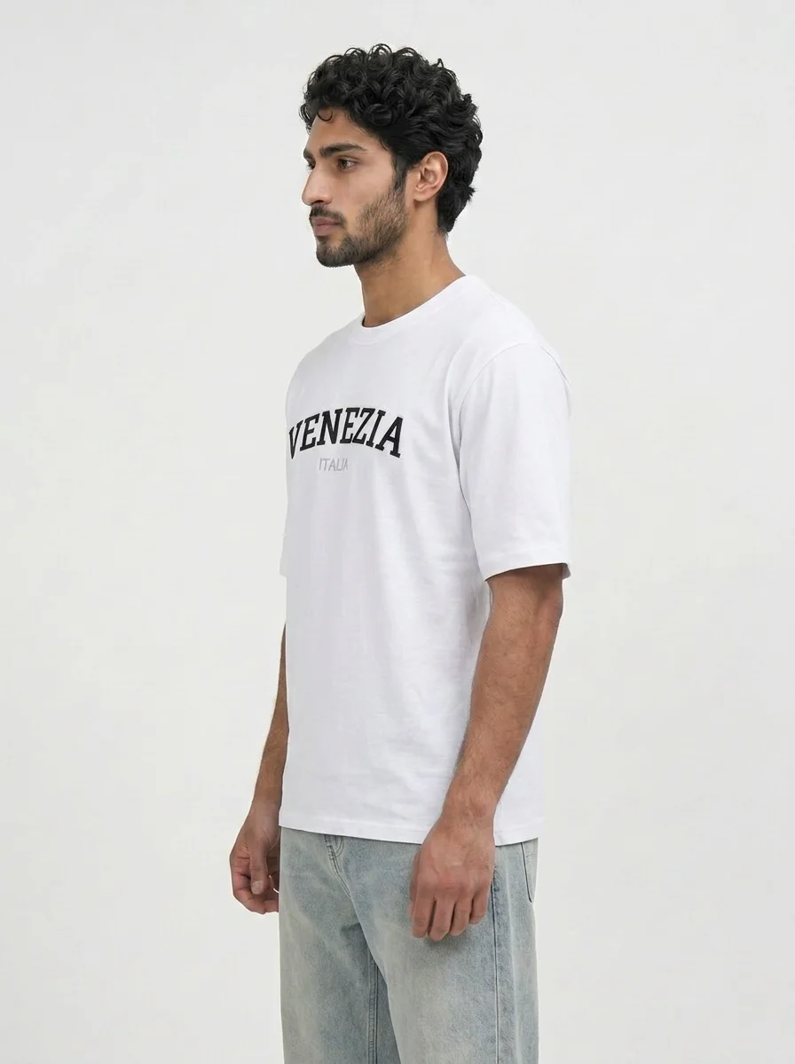 VENEZIA - Drop Shoulder (White)