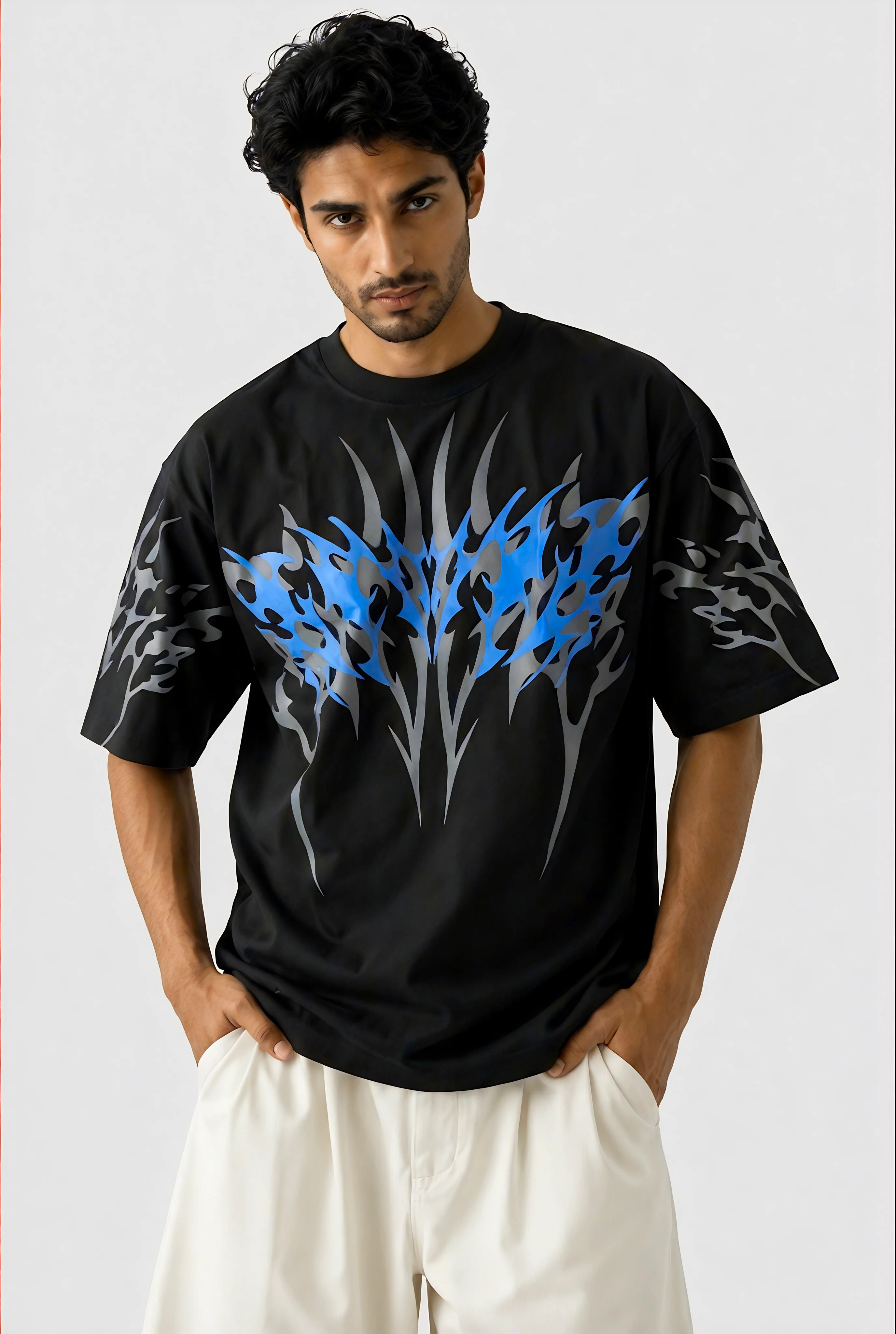 Blue Venom - Drop Shoulder