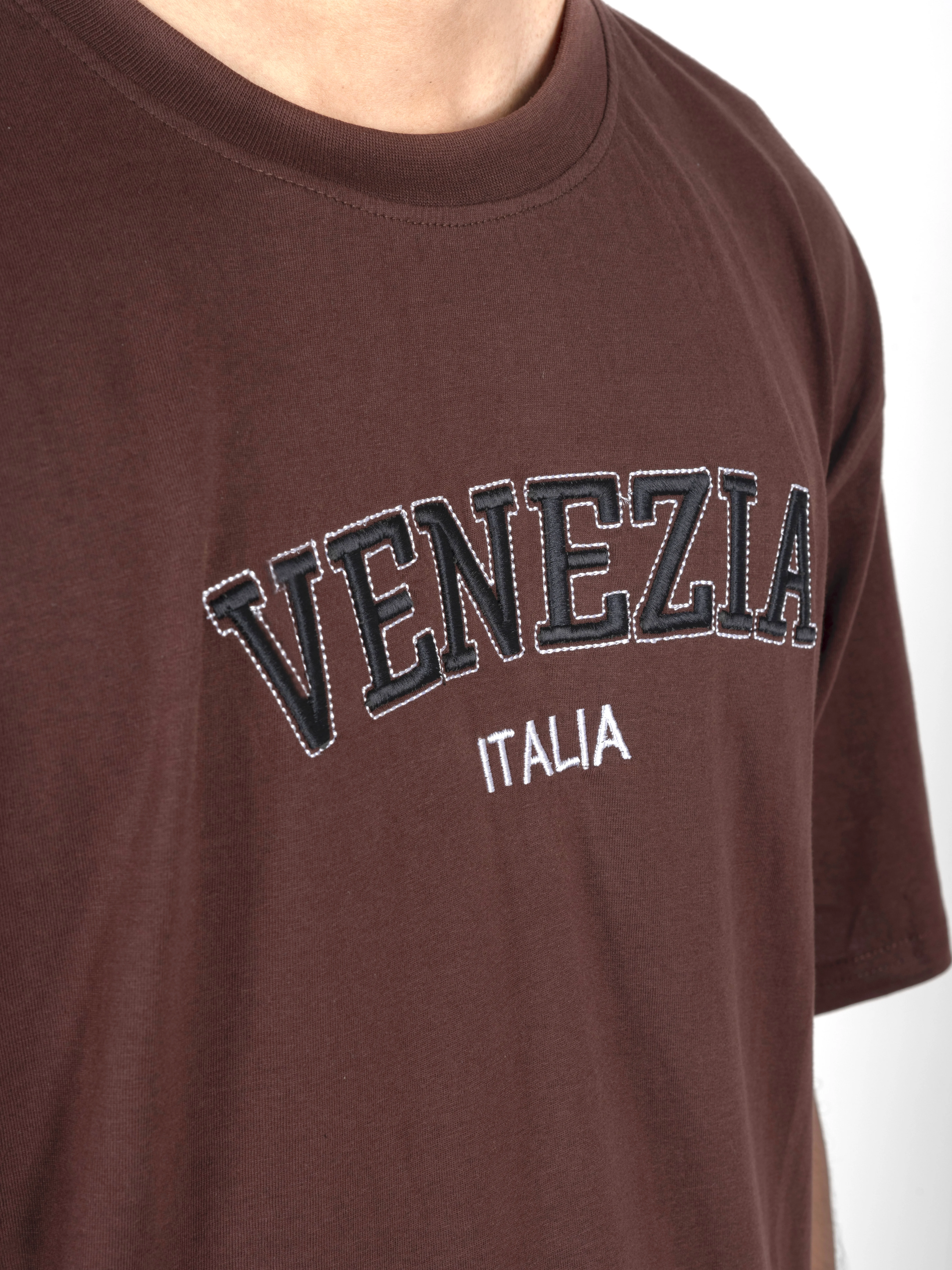 VENEZIA - Drop Shoulder (Cocoa)