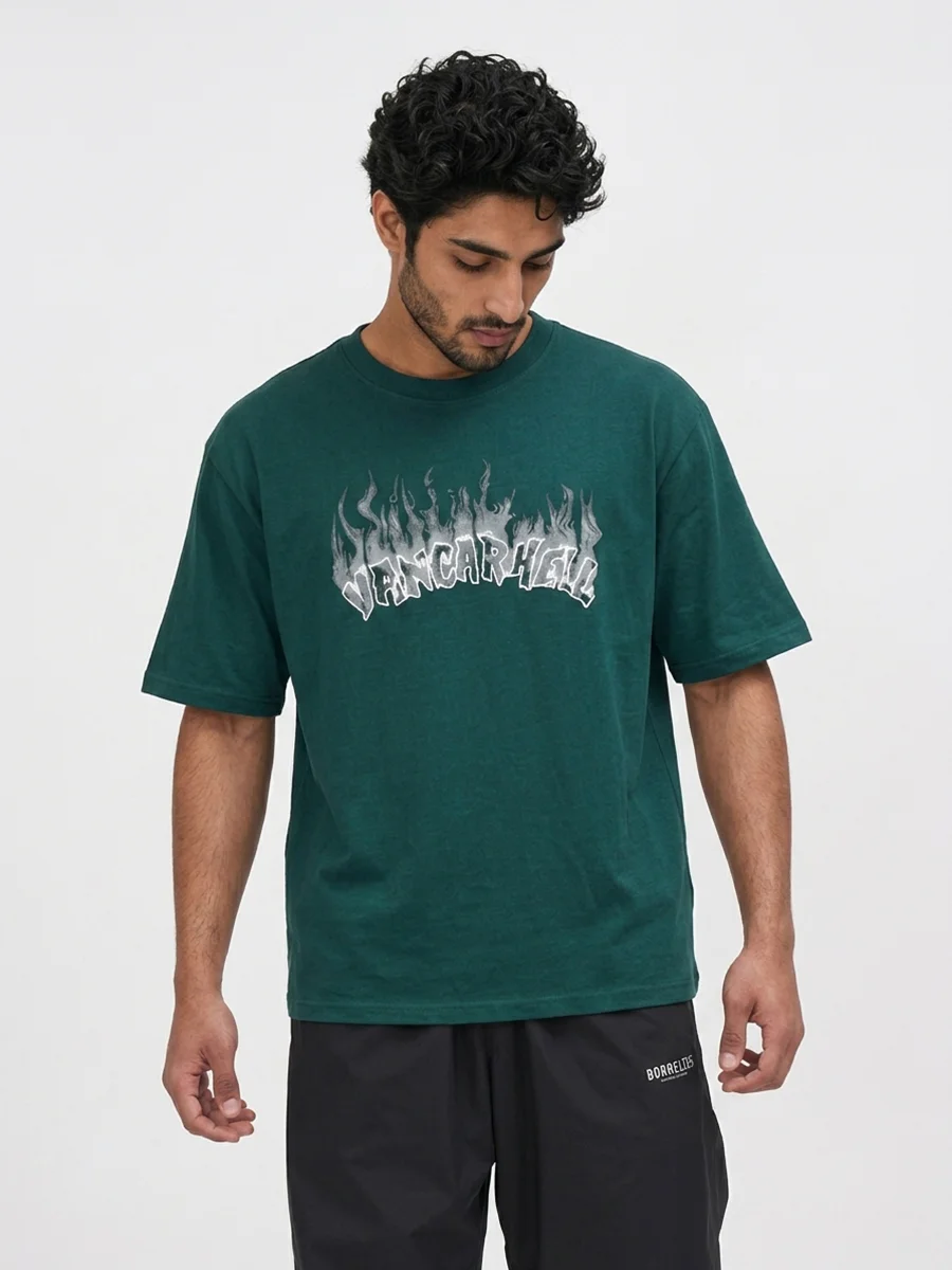 VANCARHELL - Drop Shoulder (Bottle Green)