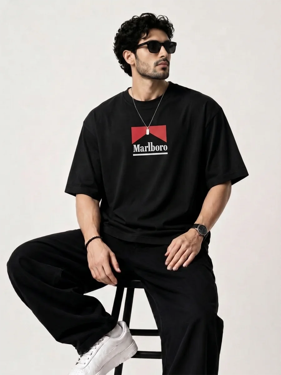 drop shoulder t-shirt