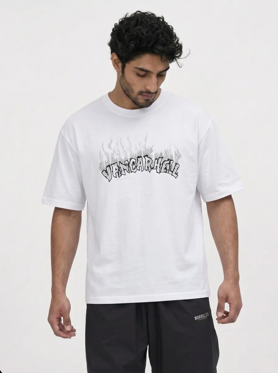 VANCARHELL - Drop Shoulder (White)