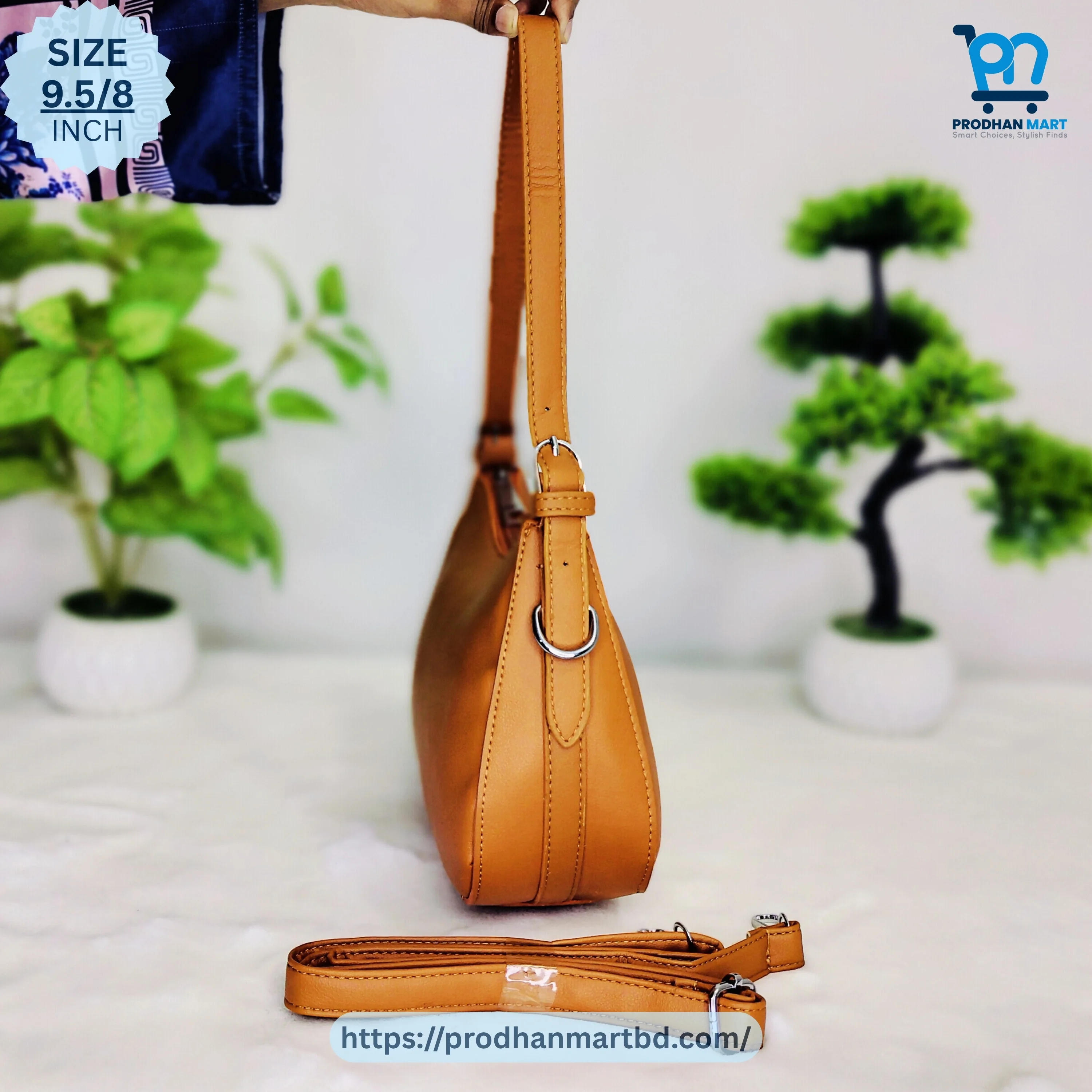 Underarm Shoulder Bag (Brown Color) Underarm Shoulder Bag (Brown Color)