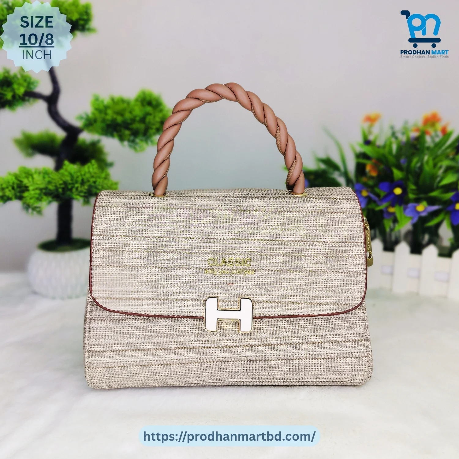 Stylish Shoulder Handbag (Beige Color) Stylish Shoulder Handbag (Beige Color)
