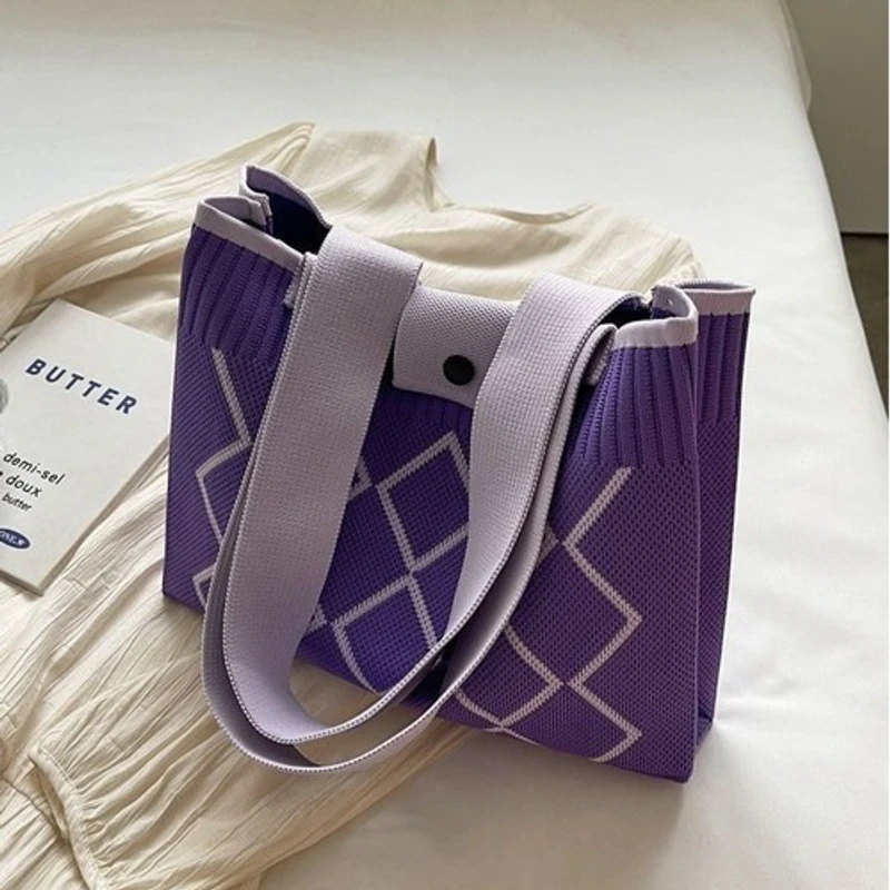 Large Capacity Women's Premium Shoulder Bag (Purple) Large Capacity Women's Premium Shoulder Bag (Purple)