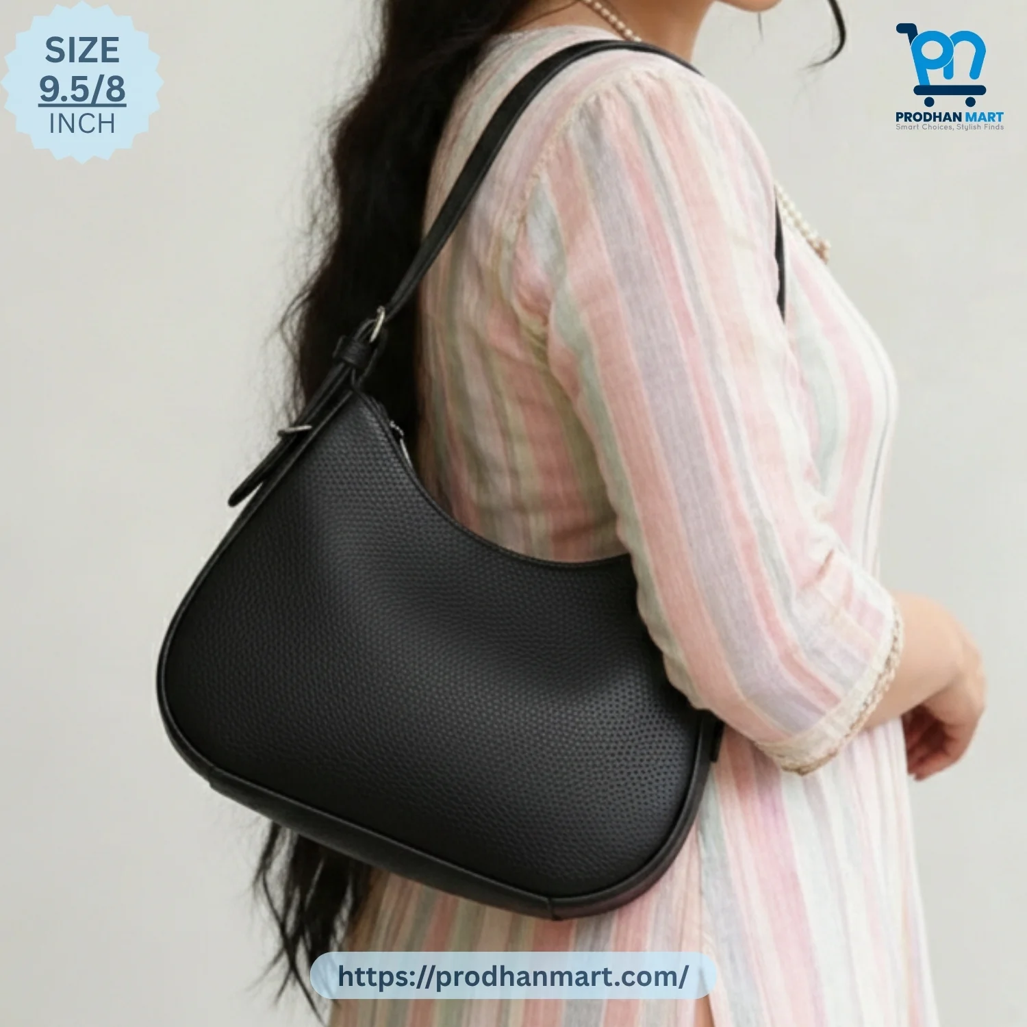 3 Color Combo Underarm Shoulder Bag (Off White, Black, Brown) 3 Color Combo Underarm Shoulder Bag (Off White, Black, Brown)