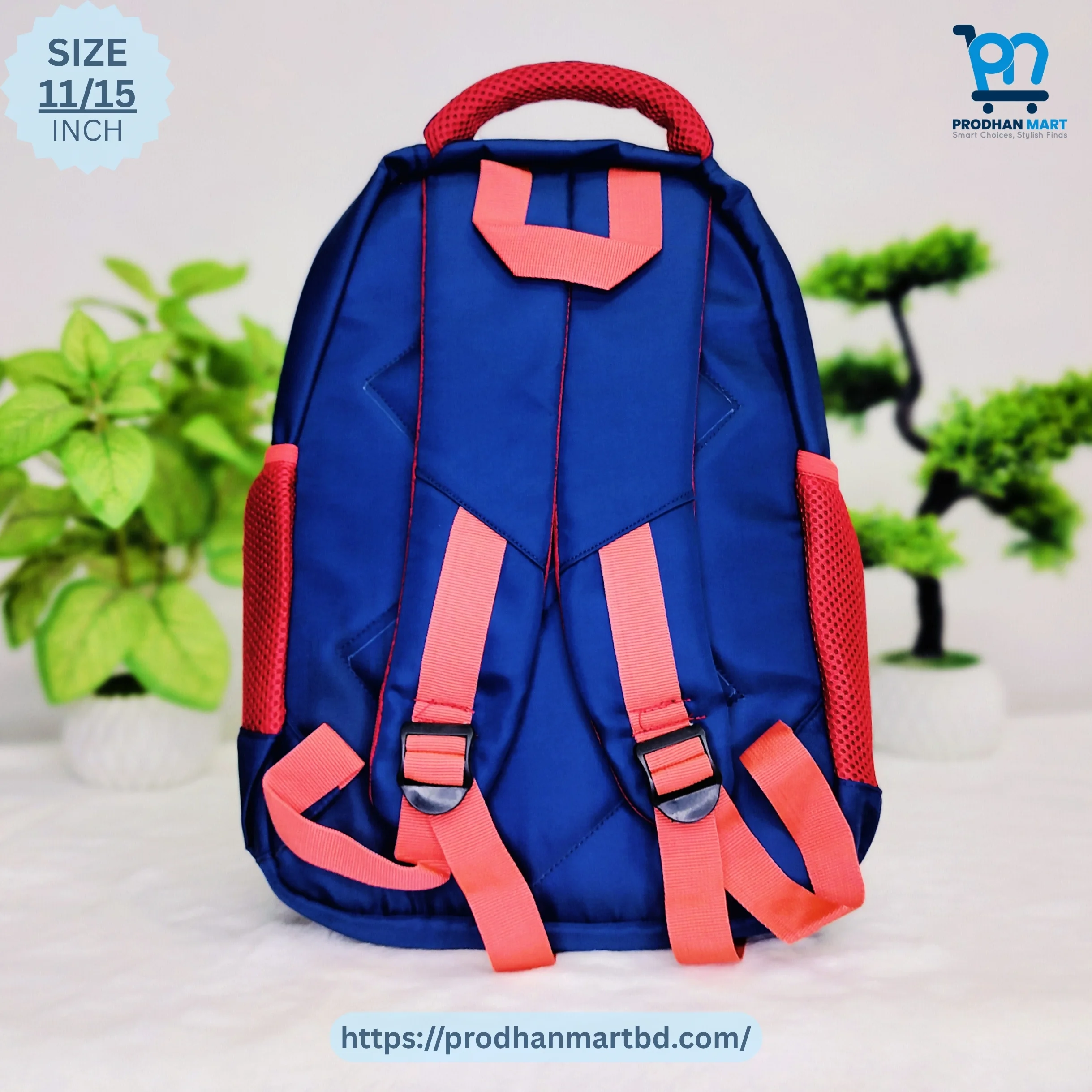 Spider Man School Bag II - Navy Blue (Class 0-3)