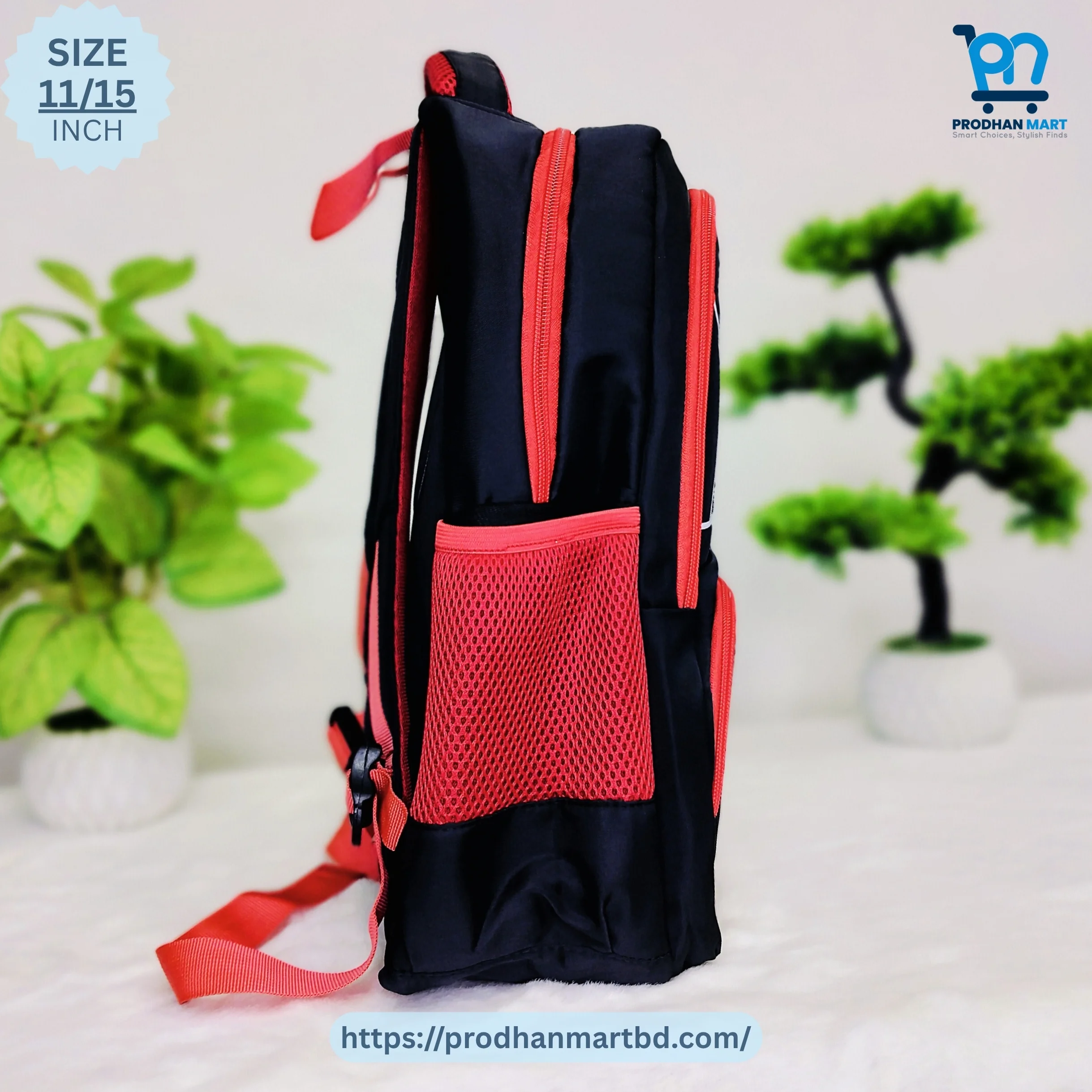 (Class 0-3) Spider Man School Bag II (Black Color)