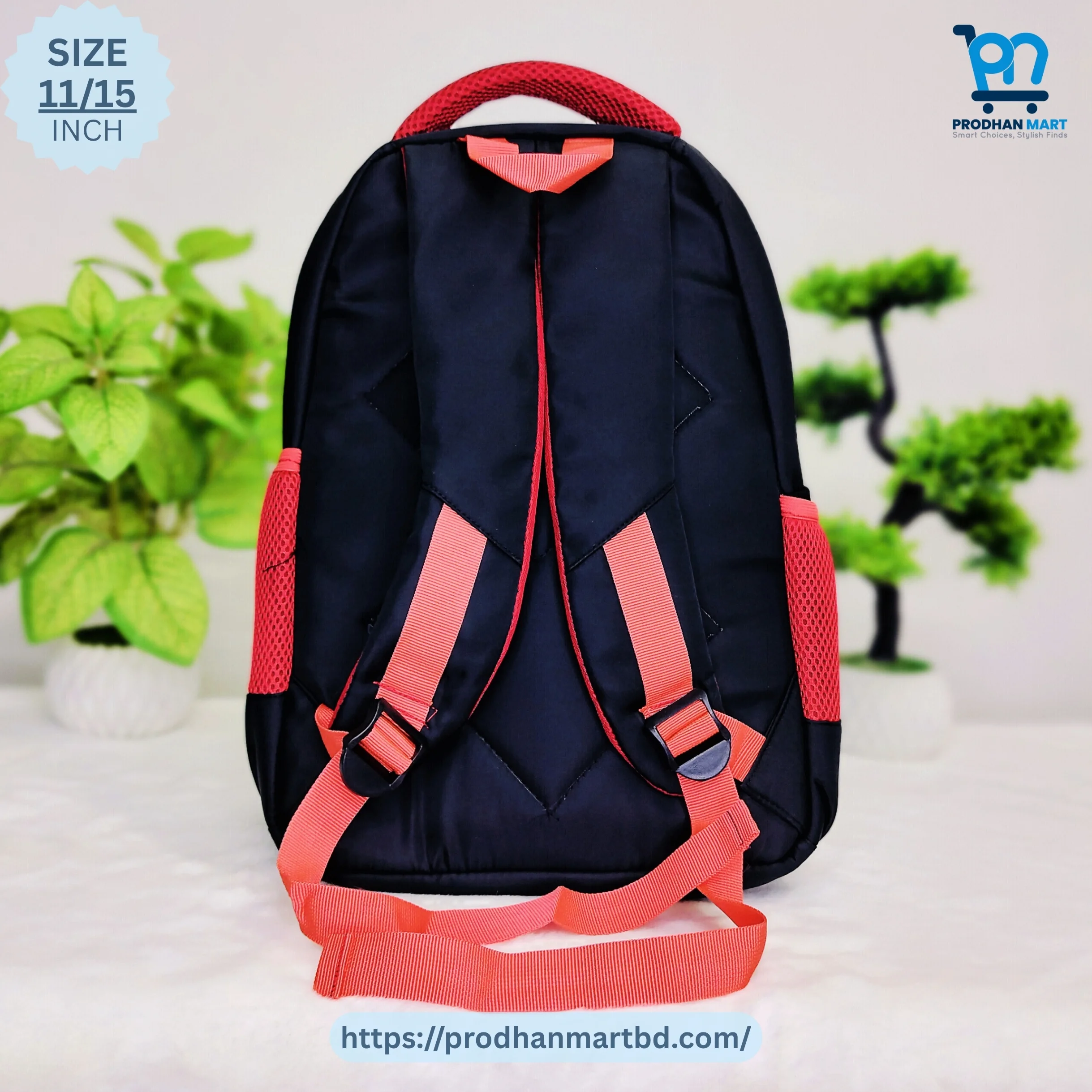 (Class 0-3) Spider Man School Bag II (Black Color)