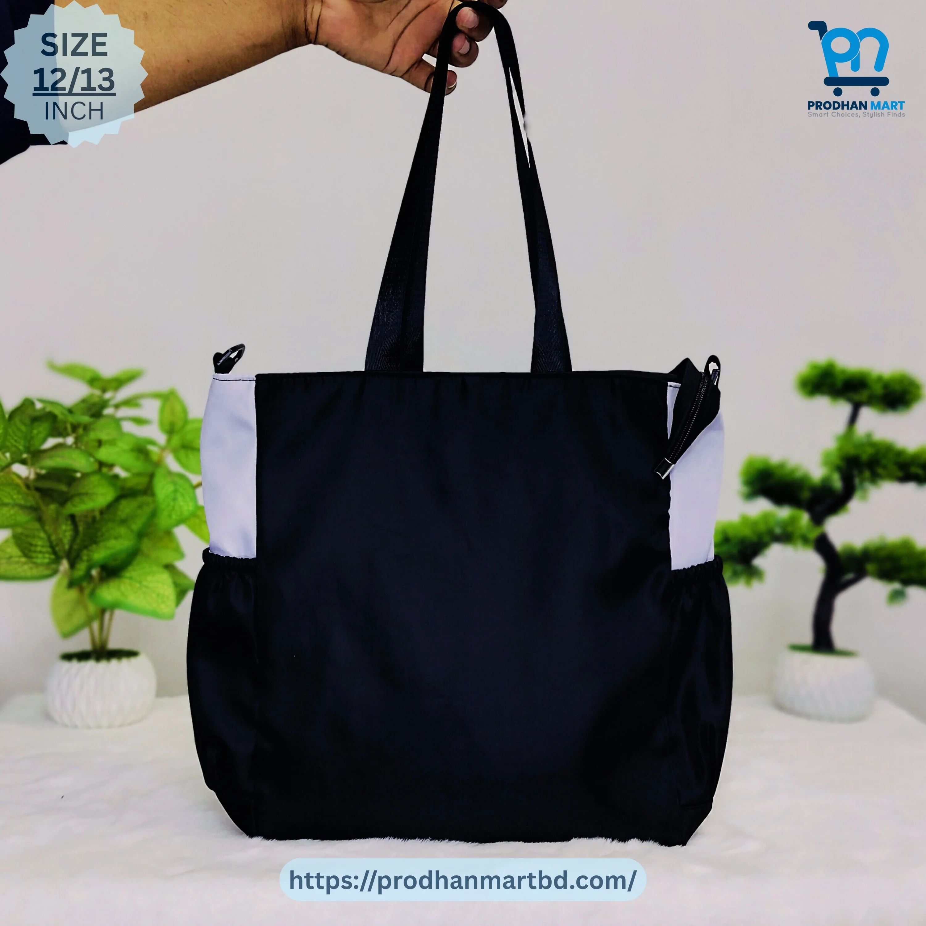 Cartoon Tote Backpack (Gray & Black) Cartoon Tote Backpack (Gray & Black)