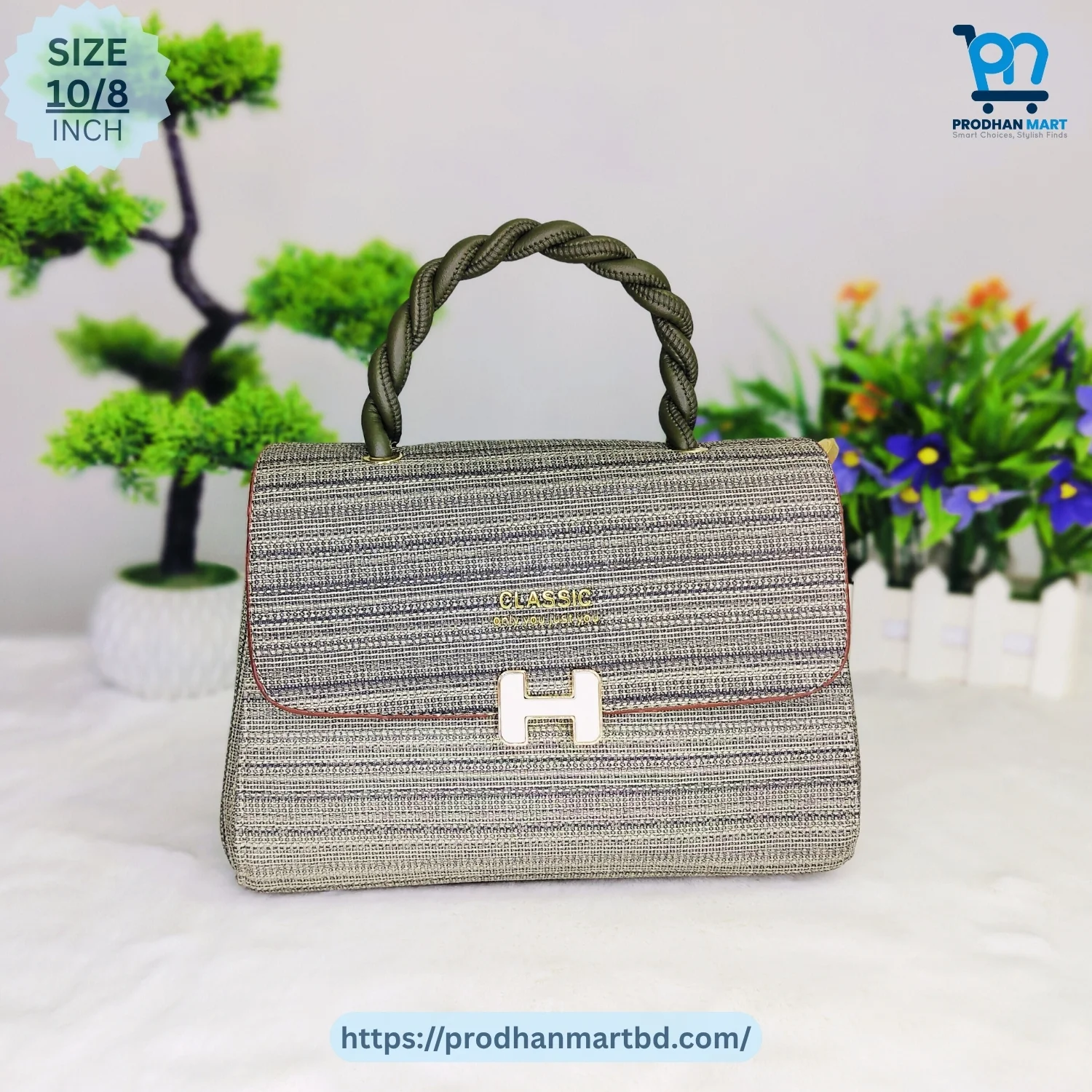 Stylish Shoulder Handbag (Olive Green Color) Stylish Shoulder Handbag (Olive Green Color)