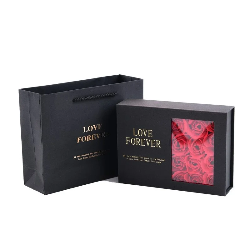 Love Forever Rose Pearl Necklace Luxury Combo Gift With Bag