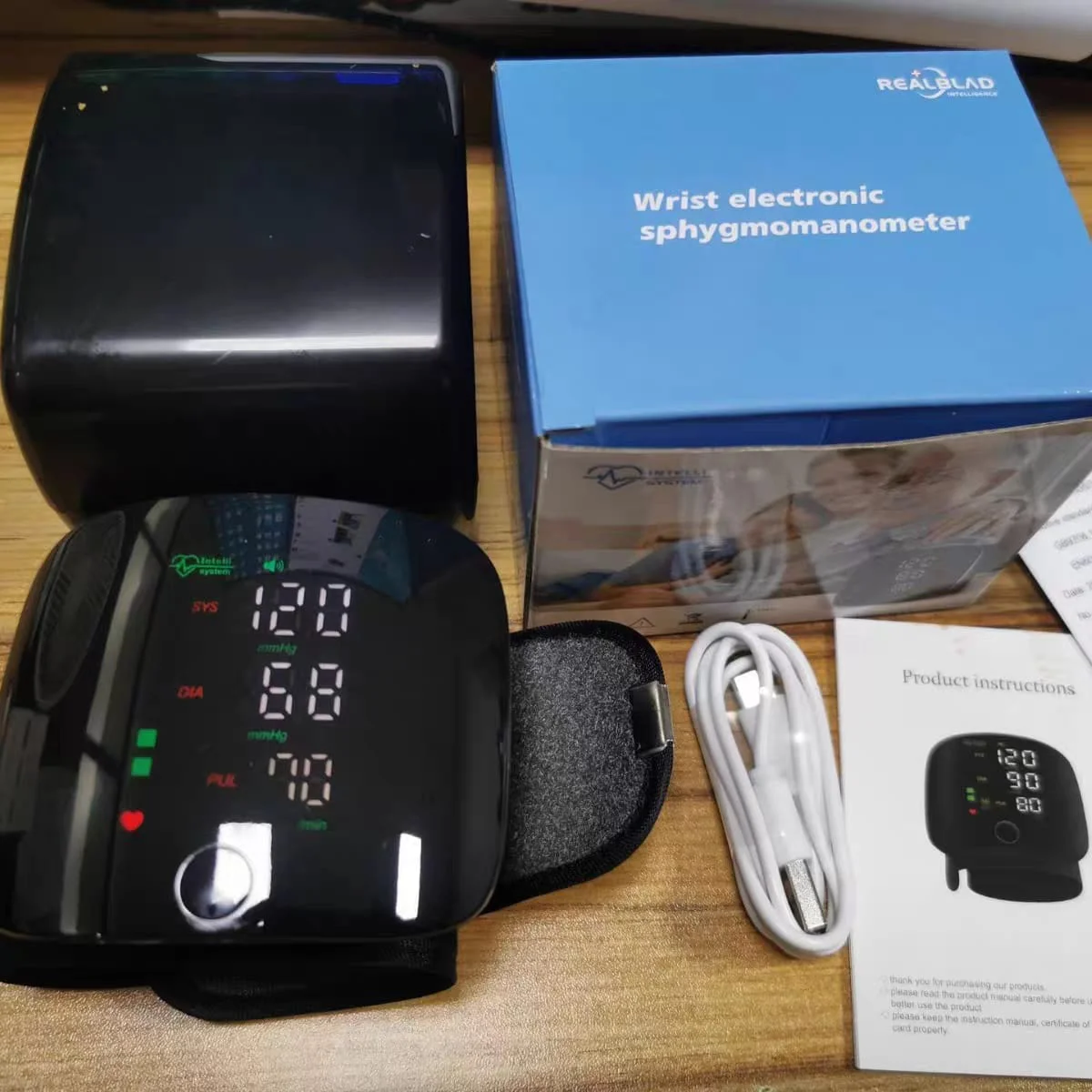 One-Touch Digital Wrist Type Blood Pressure Machine Rechargeable One-Touch Digital Wrist Type Blood Pressure Machine Rechargeable