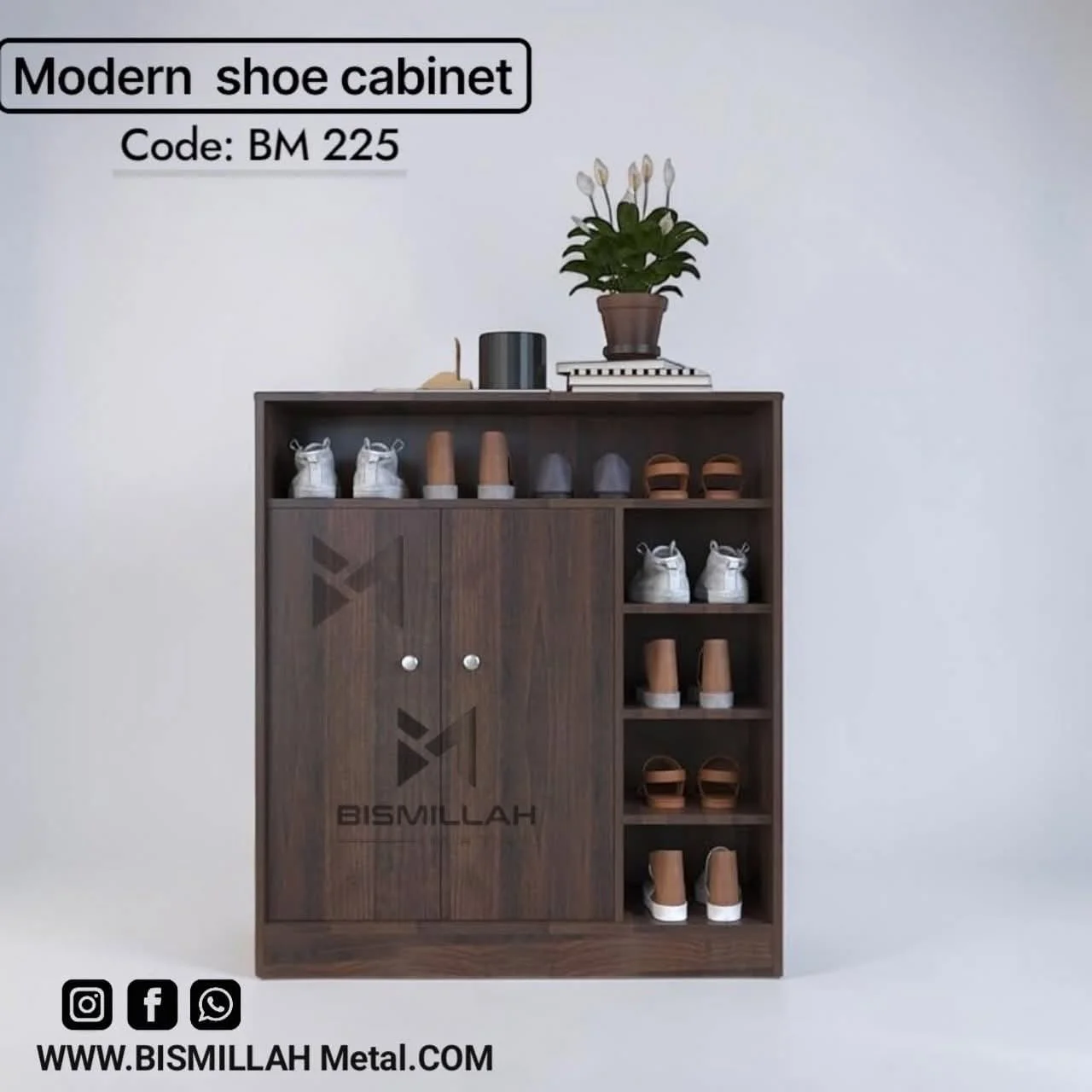 Modern Shoe Cabinet - BM225