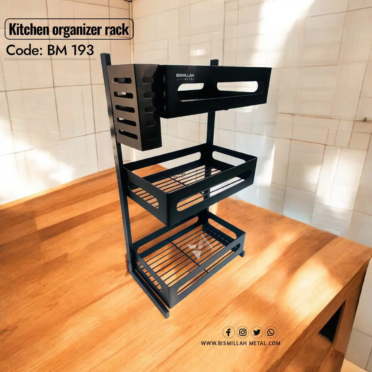 Kitchen Organizer Spice Rack - BM193