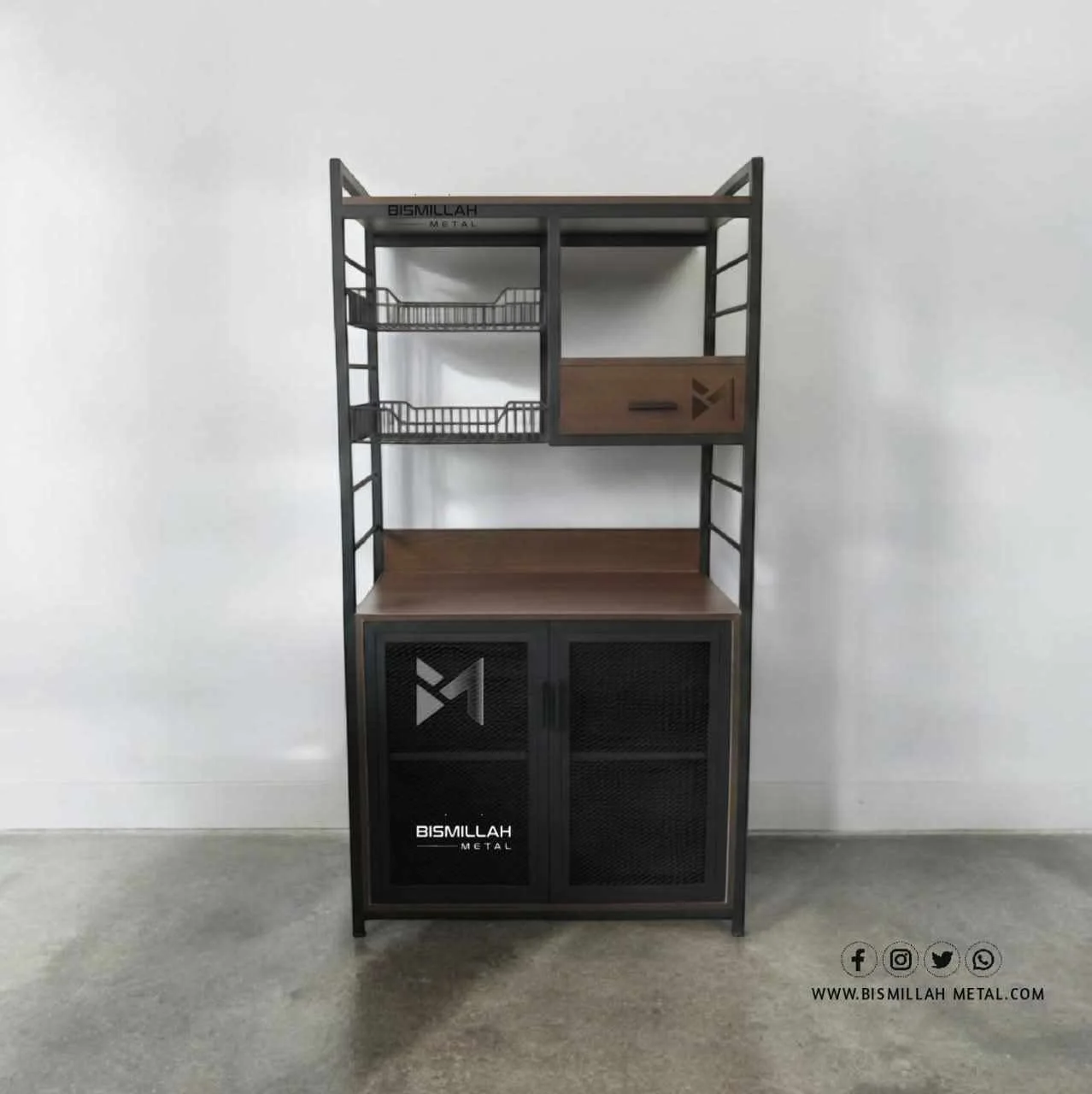 Modern Multi-Kitchen Storage - BM244