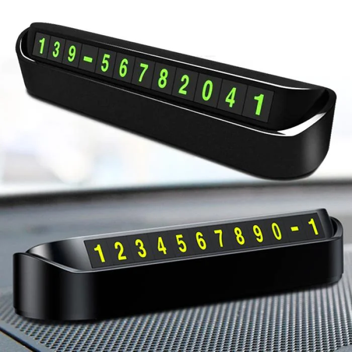 Car Temporary Parking Card Car Temporary Parking Card