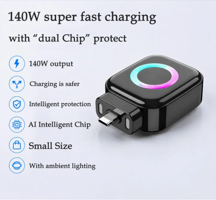 140w Full Charge Separator – Type-C Auto Power Cut-Off Charging Protector
