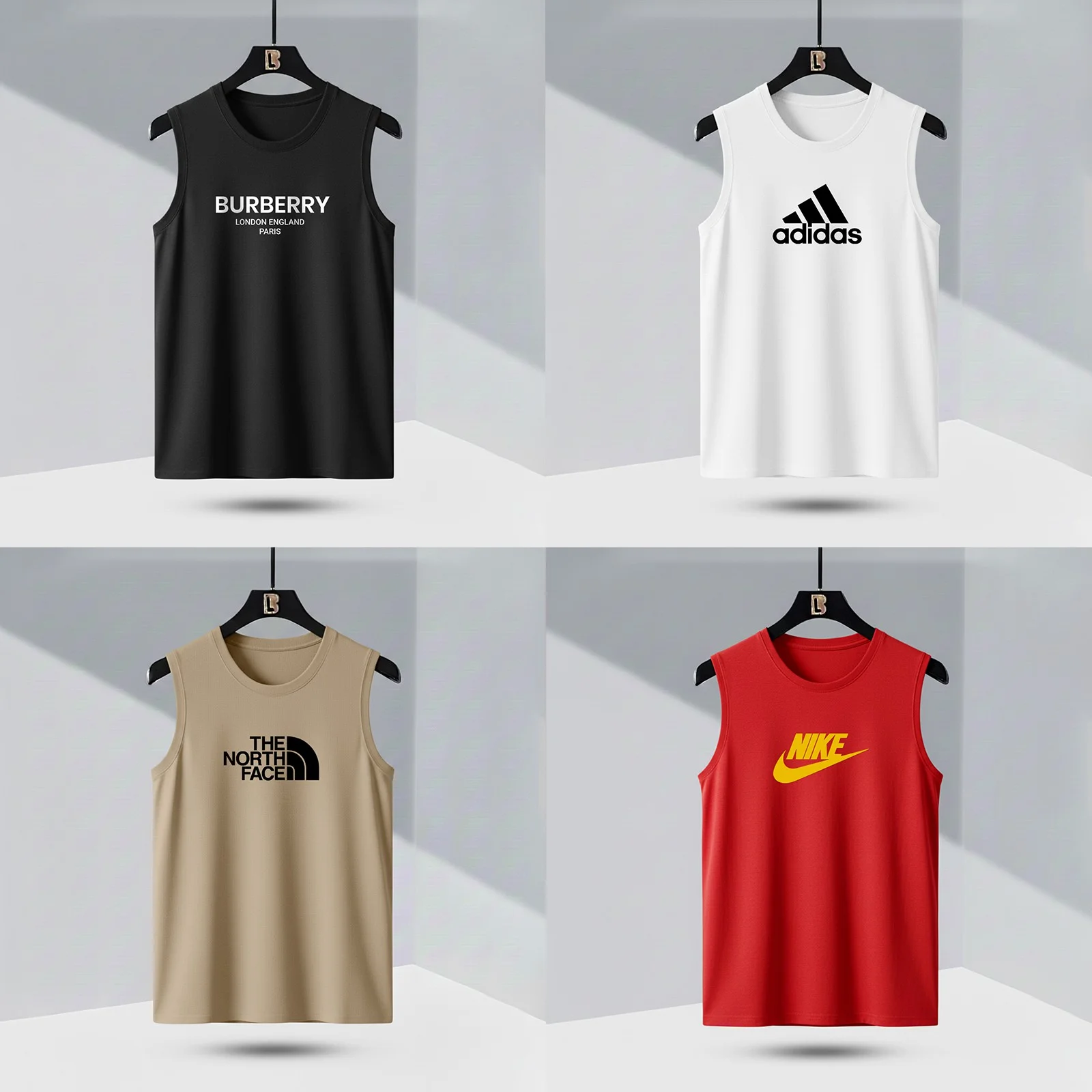 Stylish Sports 4 pcs Combo Tank Top