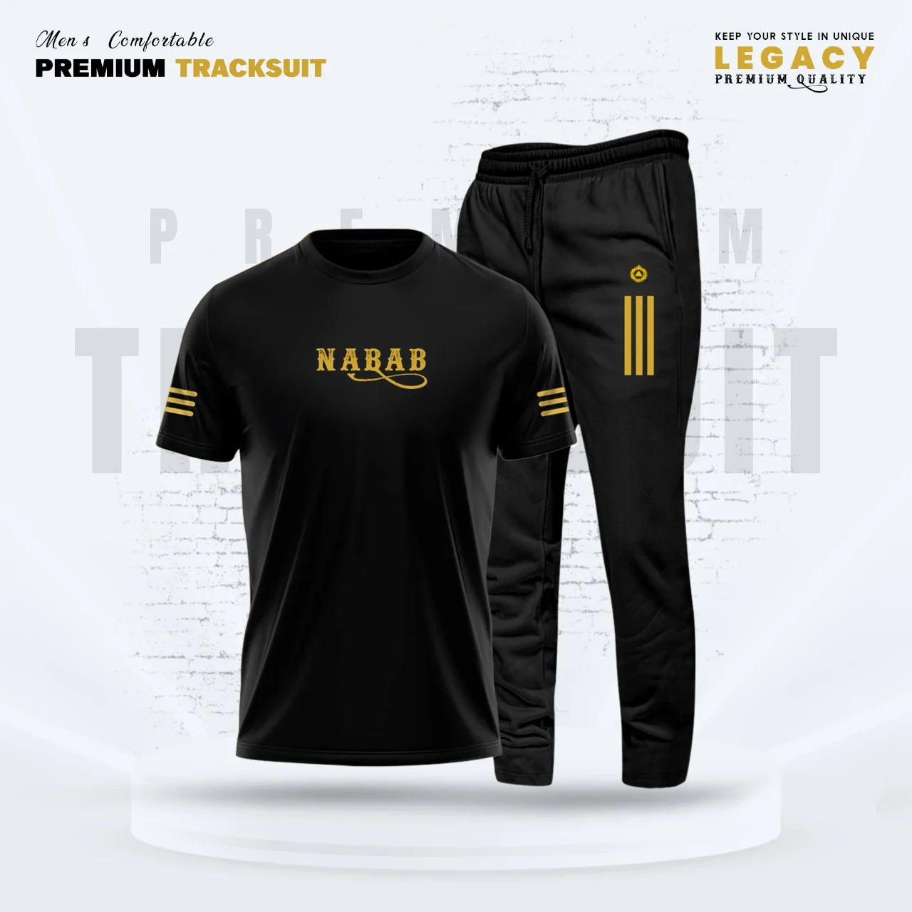 Stylish Sports Track Suit 2 pcs full Set