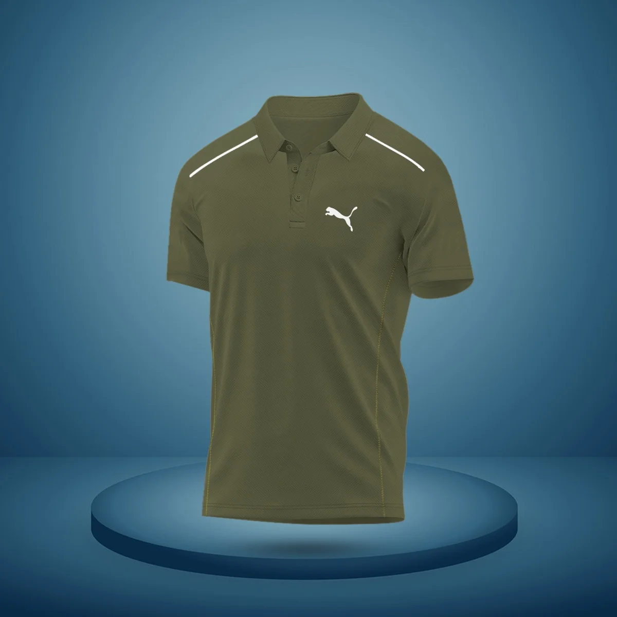 Stylish Men's Cotton Polo Shirt