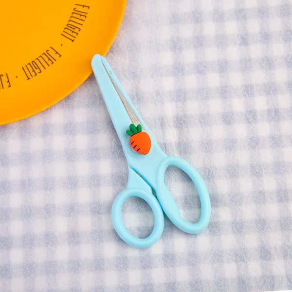 Cute Fruit Design Safety Scissors (Round Head) Cute Fruit Design Safety Scissors (Round Head)
