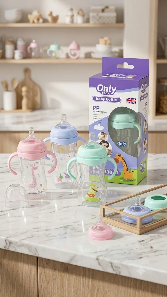 Only Baby PP Baby Bottle with Handle (260ML - 330ML)