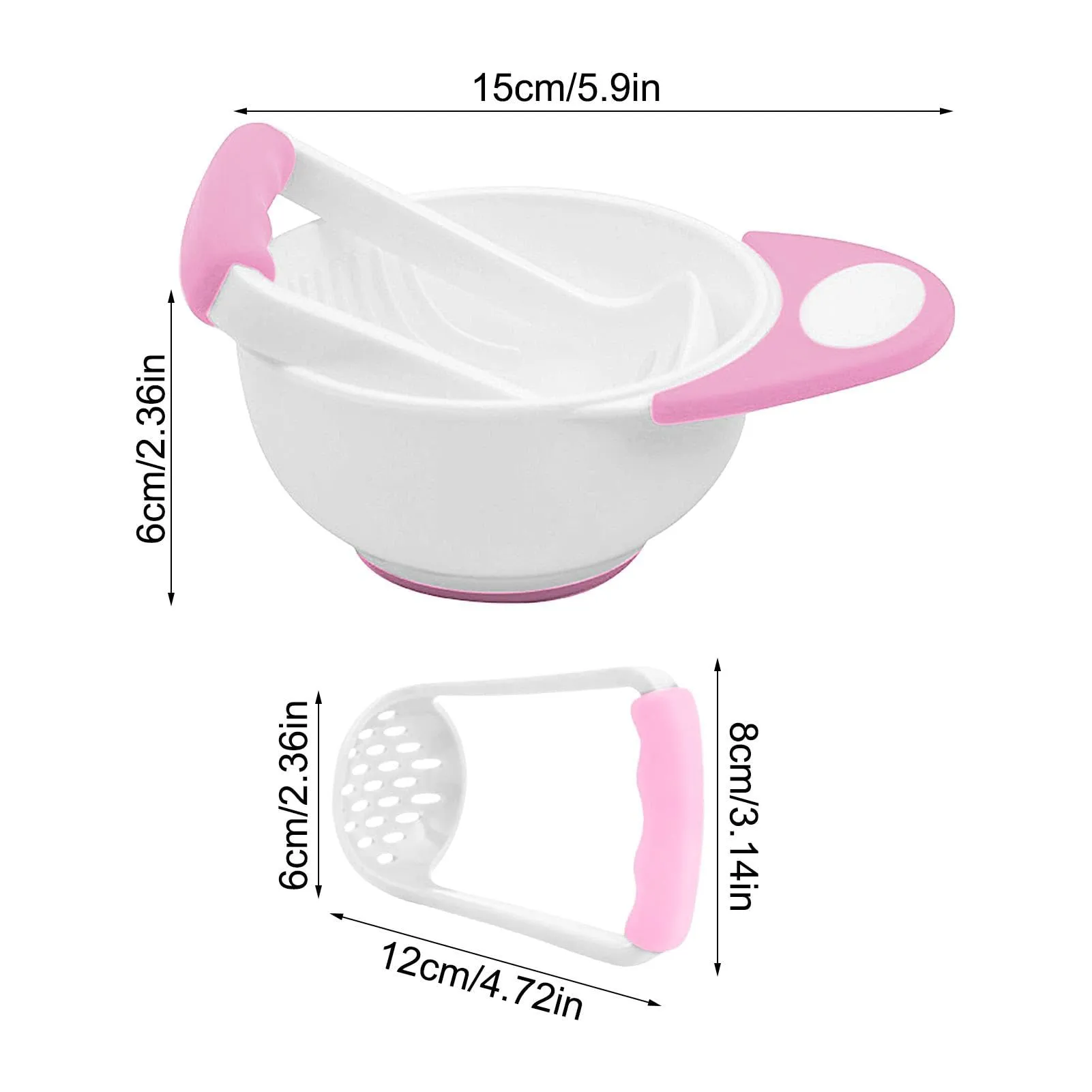 Baby Food Grinding Mash Bowl